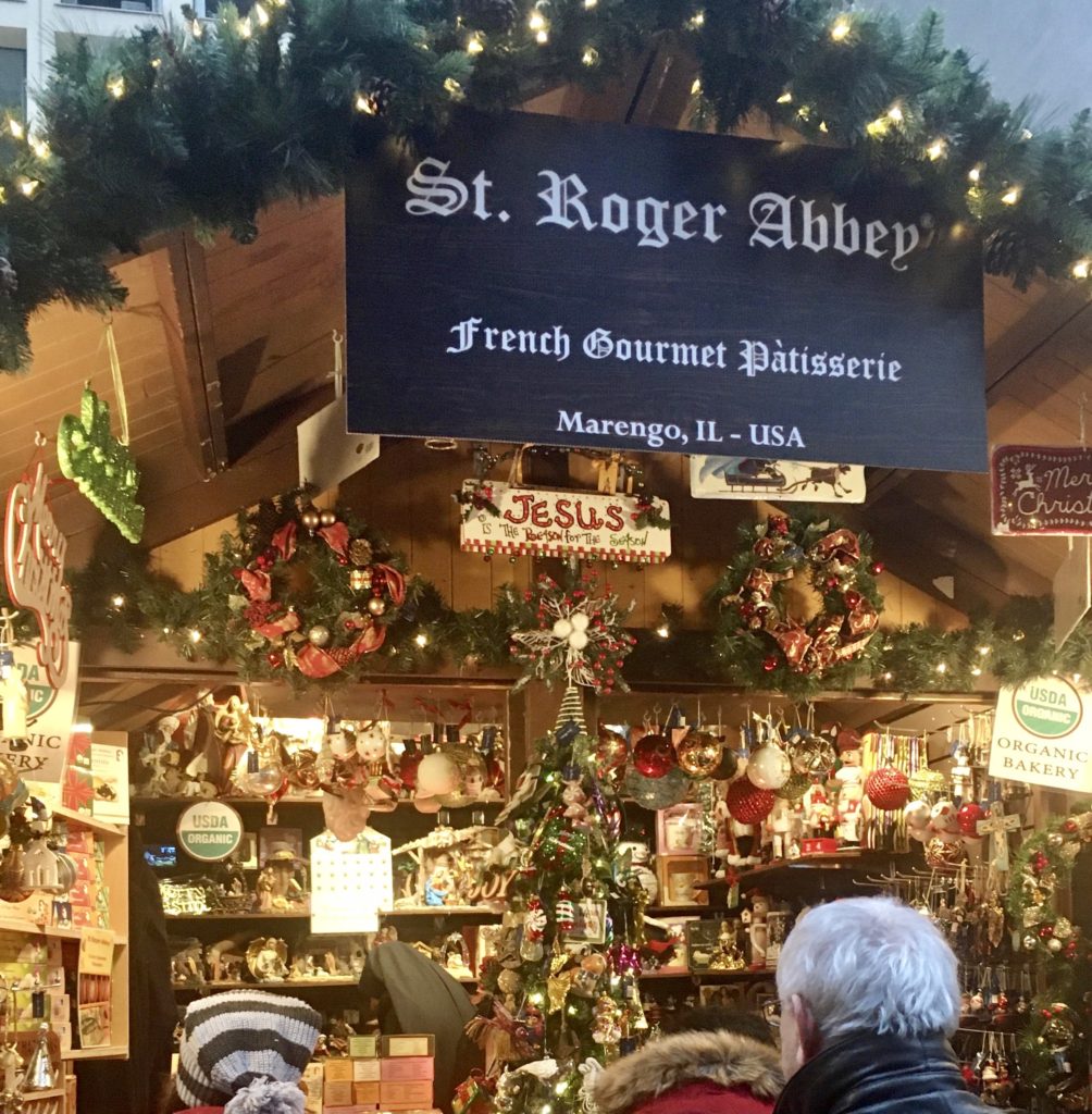 things to do in chicago in winter: christkindlmarket stall