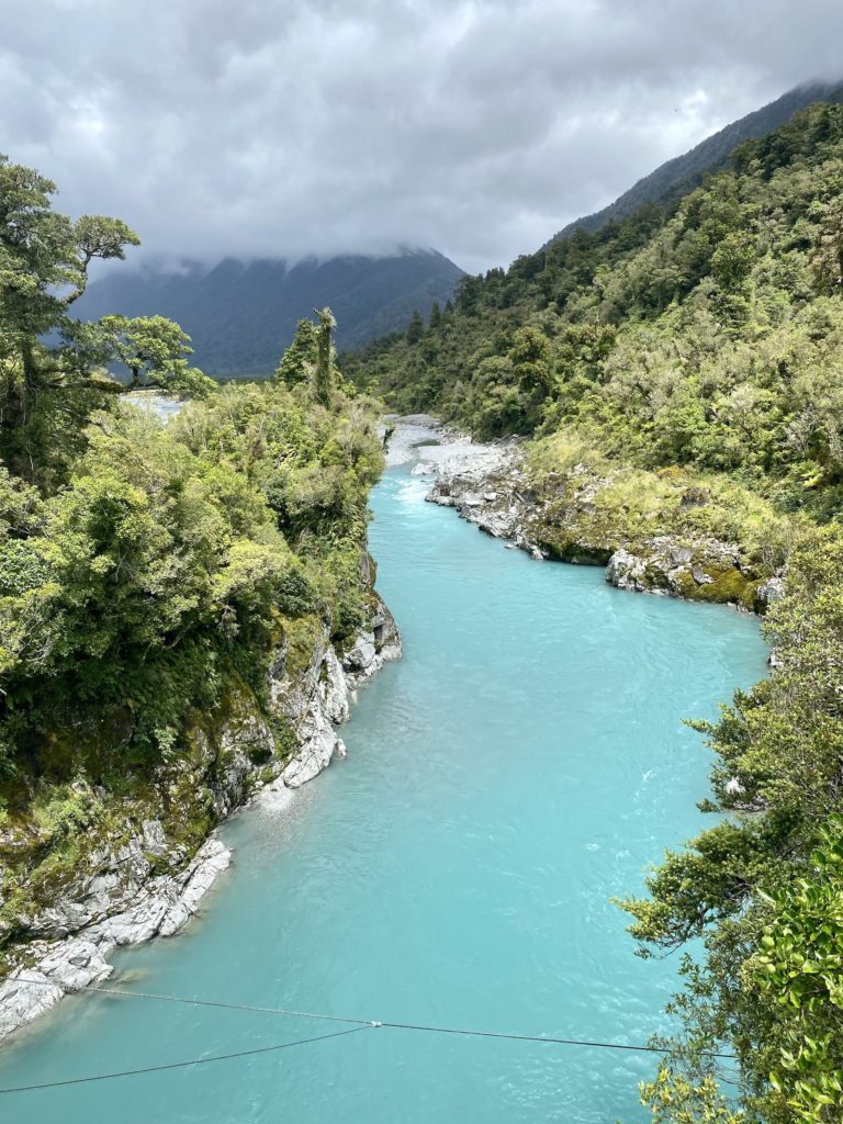west coast day 4: blue water of the hokitika gorge