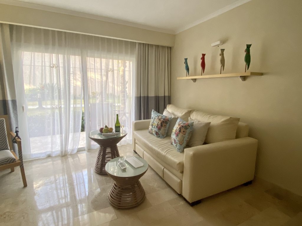 Grand Palladium Punta Cana living room suite