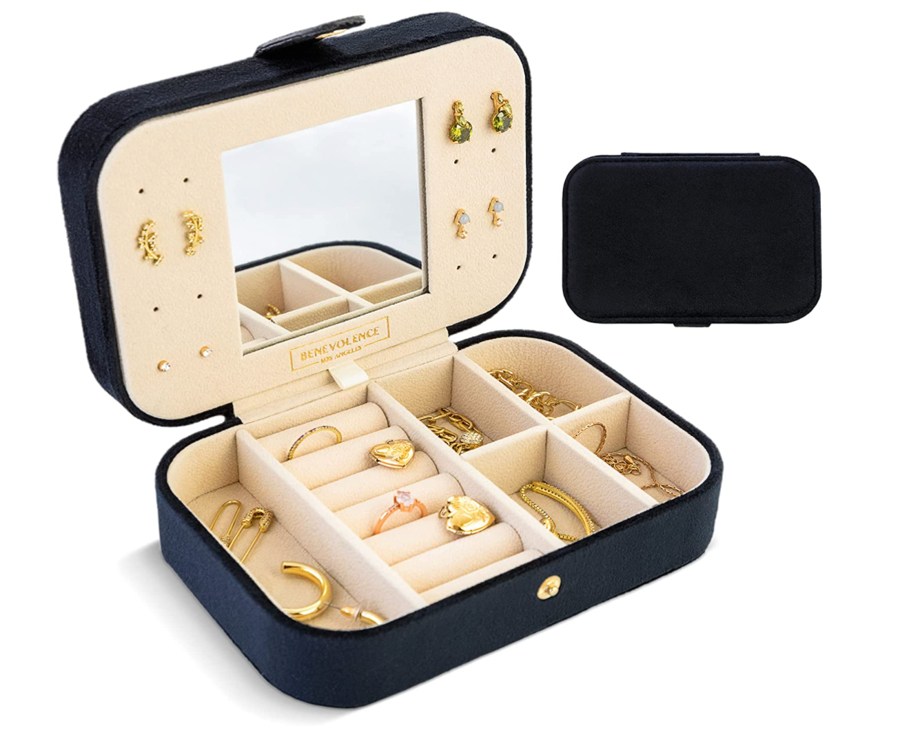 Travel jewelry organizer