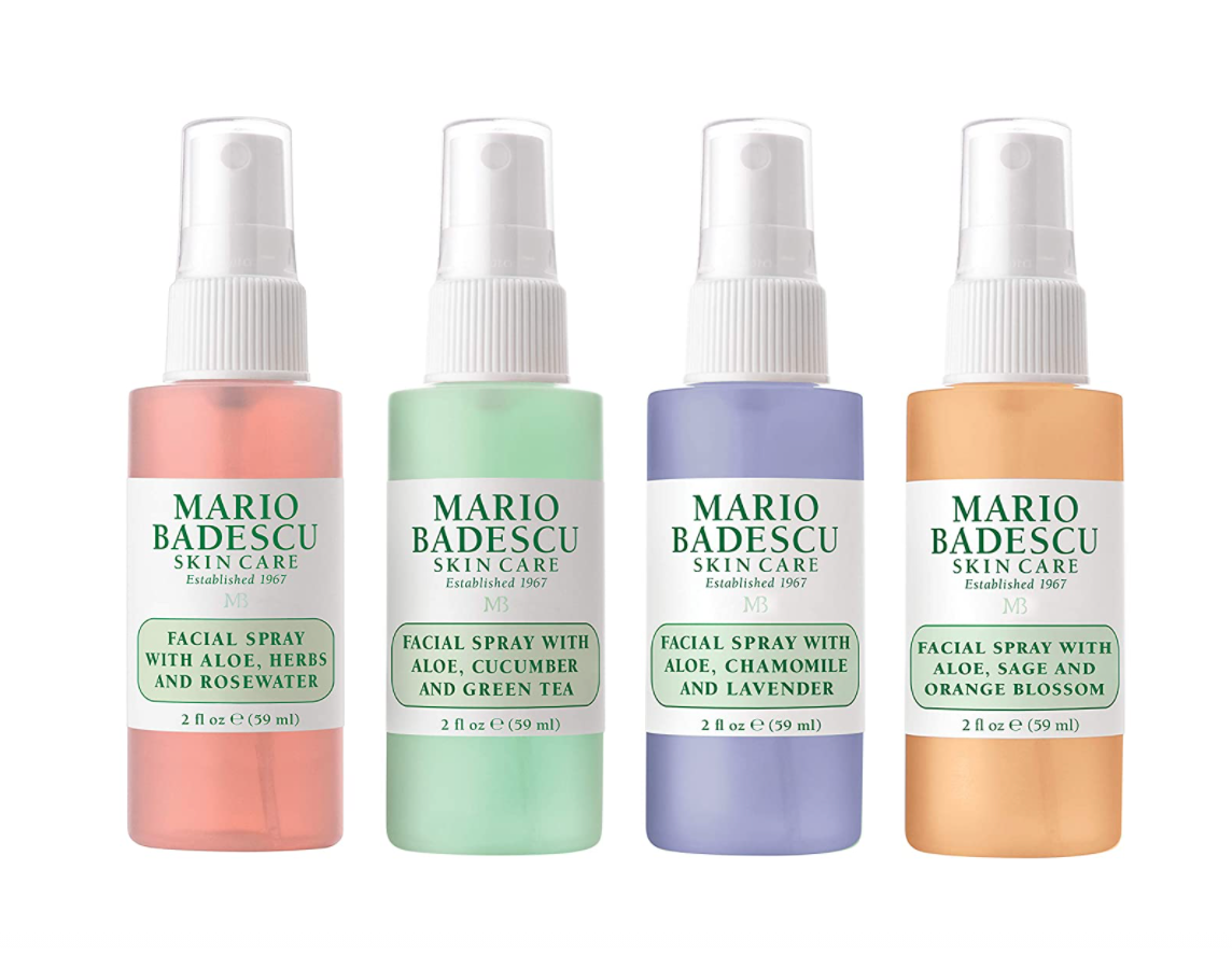 3 Mario Badescu brand mini face mists