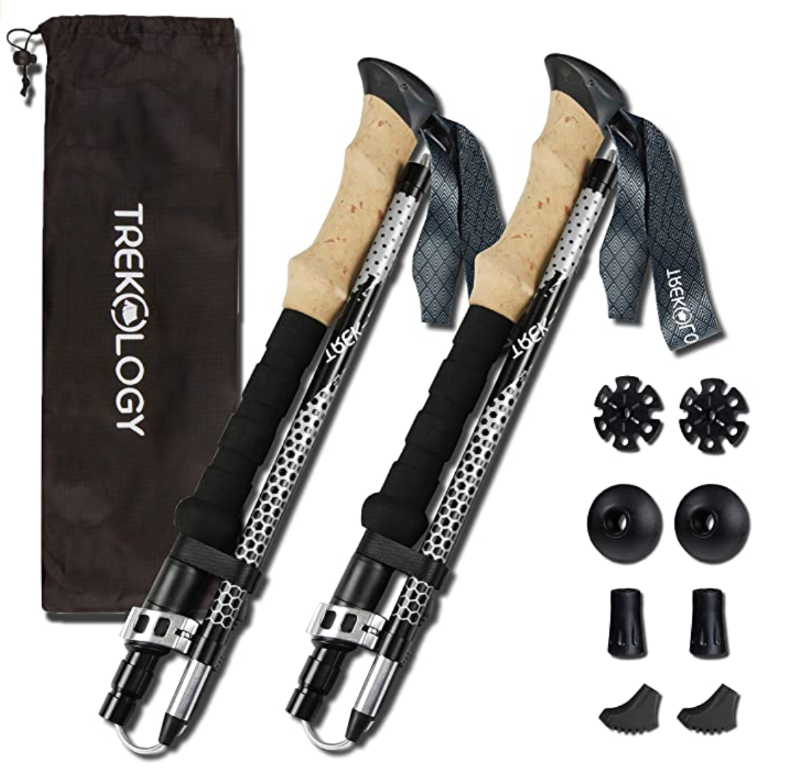 Collapsible hiking poles