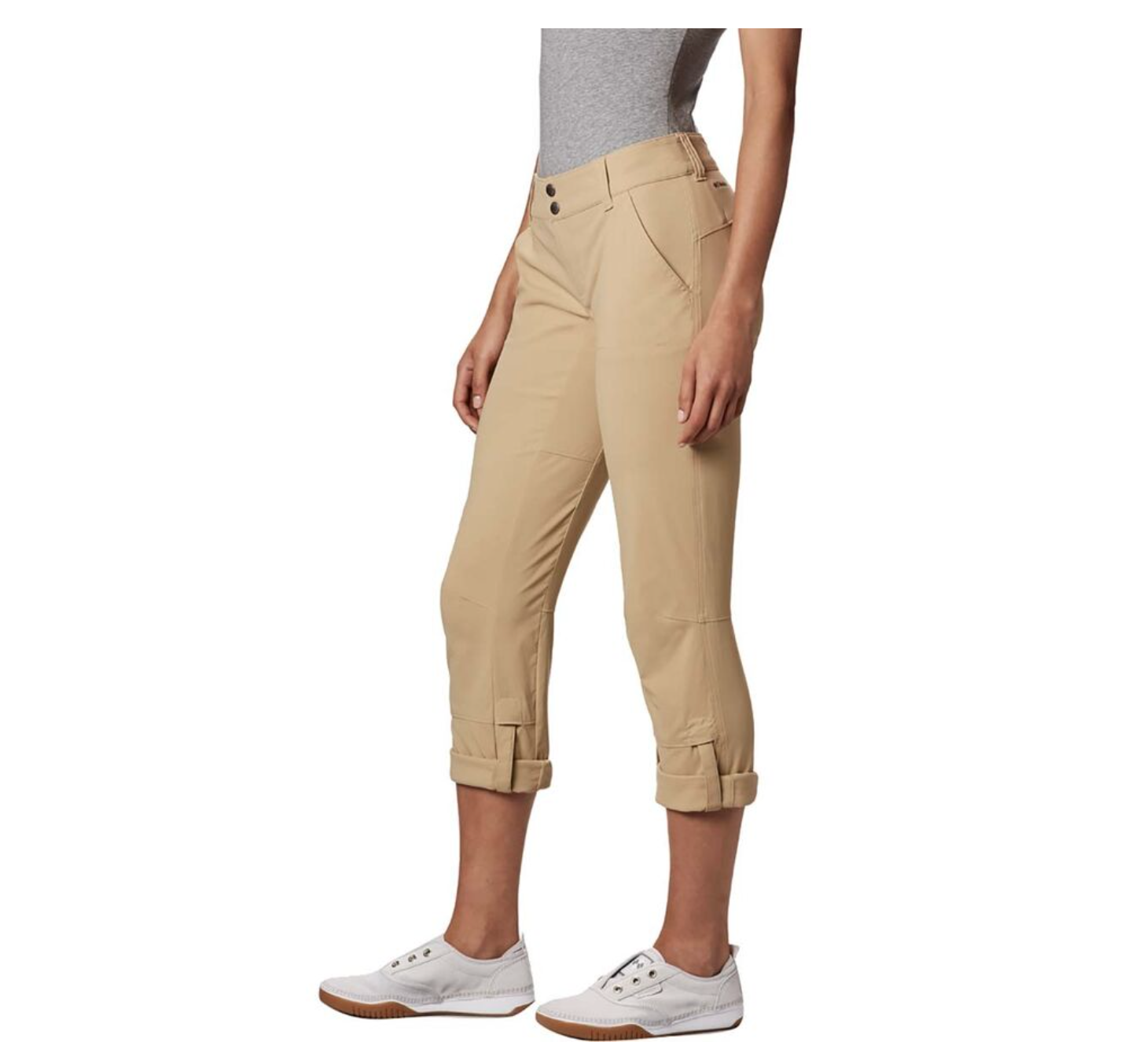 Columbia brand hiking pants in khaki