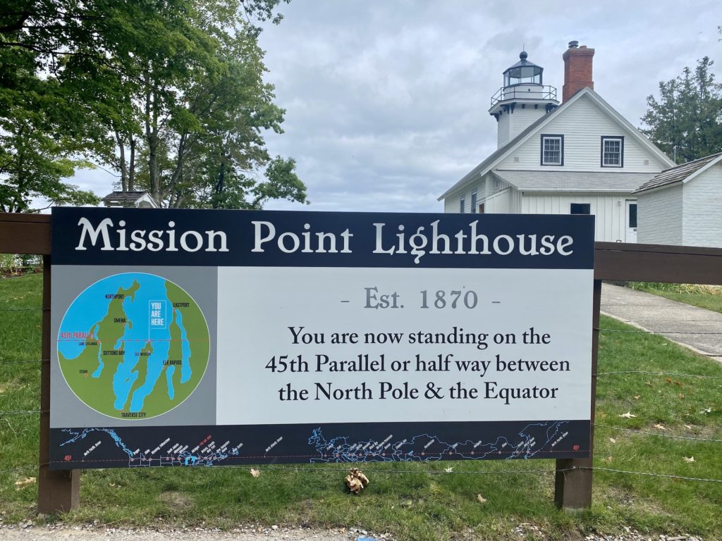 Lake Michigan Circle: Mission Point Lighthouse on the Leelanau Peninsula, Michigan