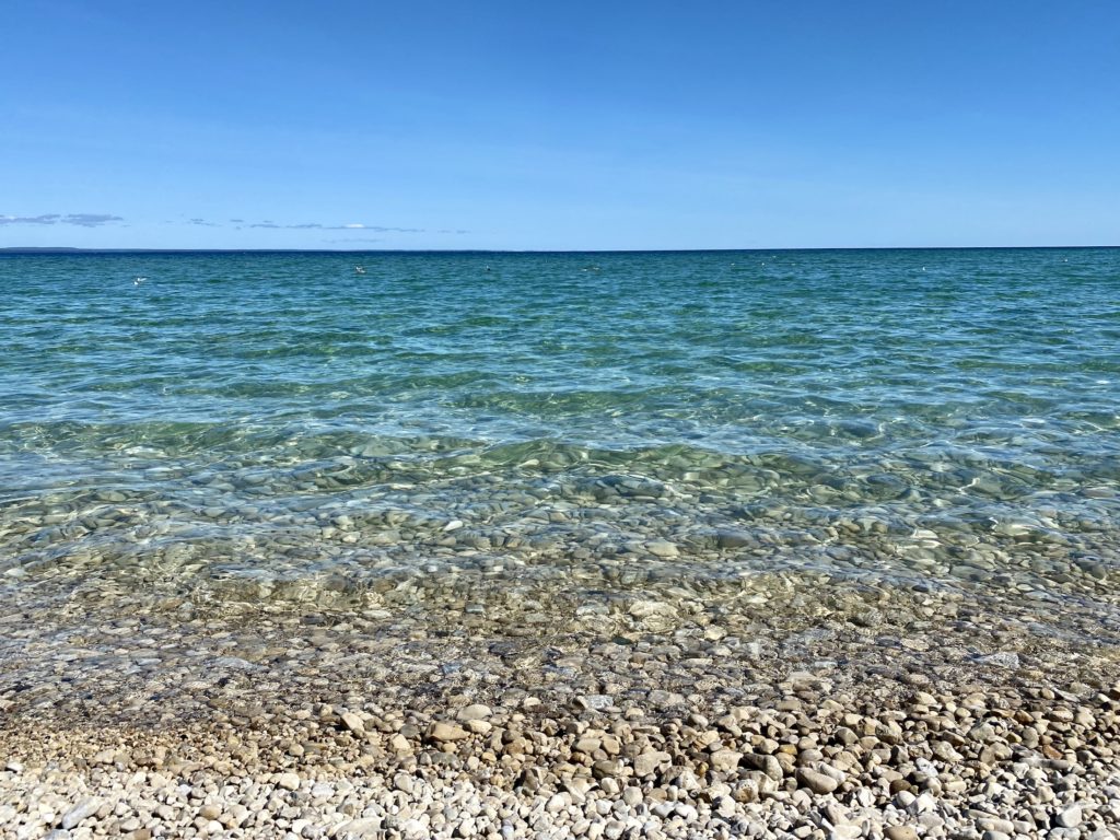 Lake Michigan from Mackinac Island