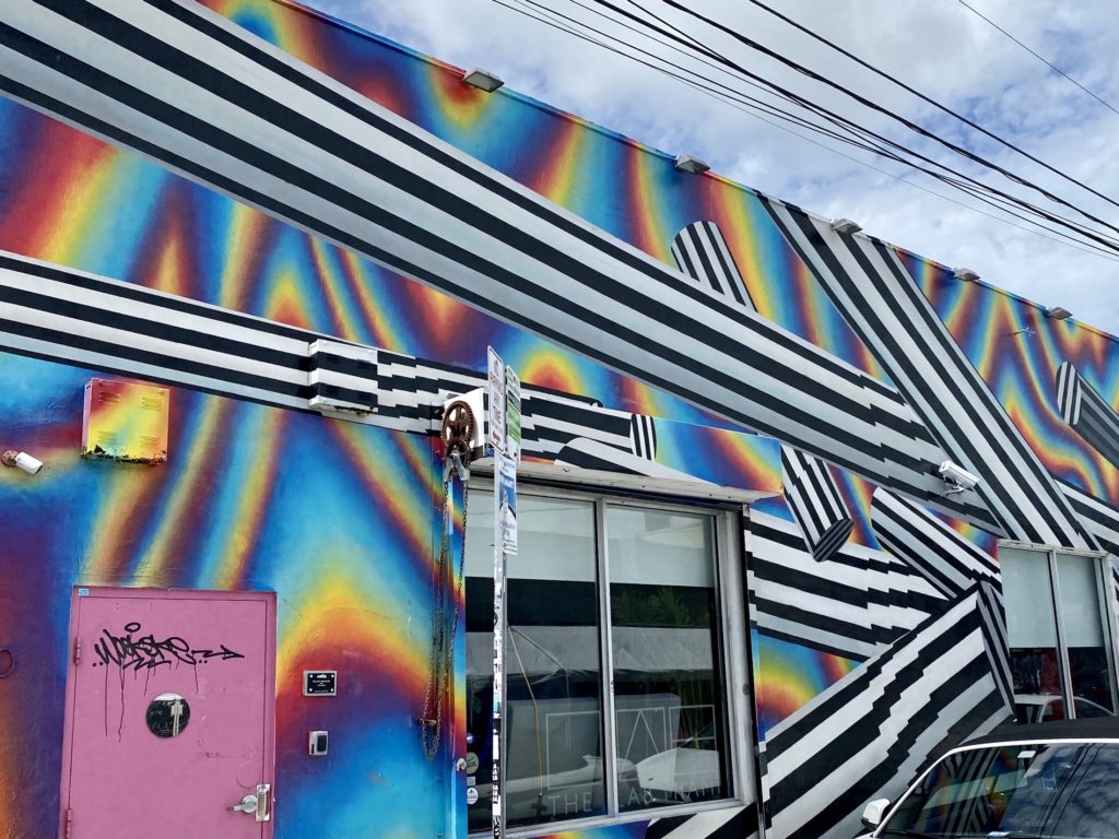 Psychedelic street art in Wymwood, Miami