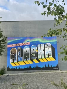 Anchorage travel guide: Welcome to Alaska wall mural