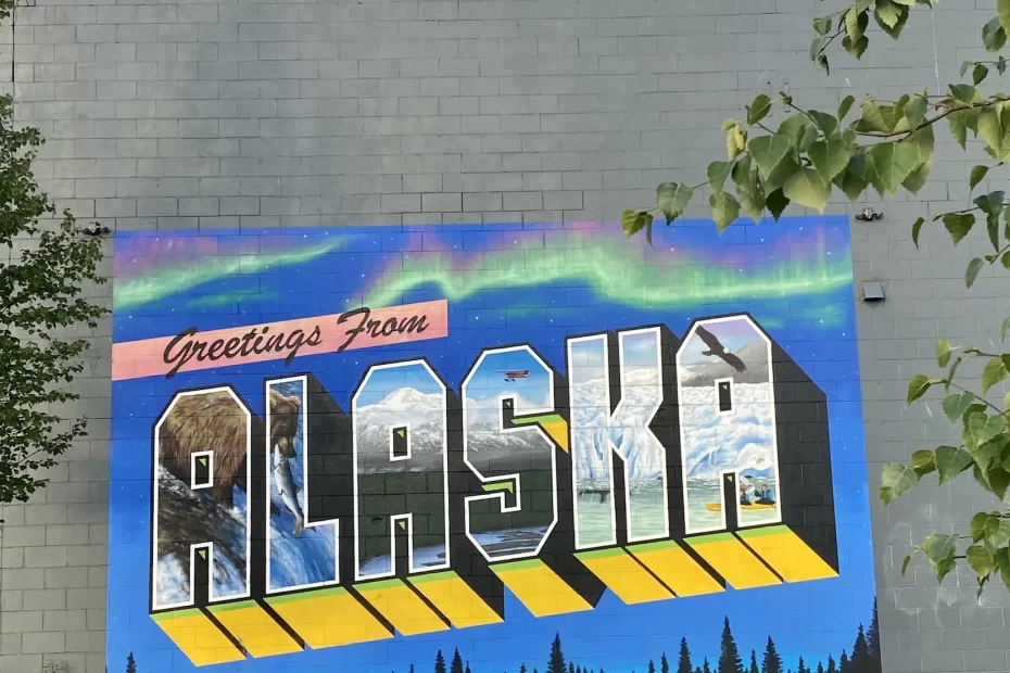 Anchorage travel guide: Welcome to Alaska wall mural