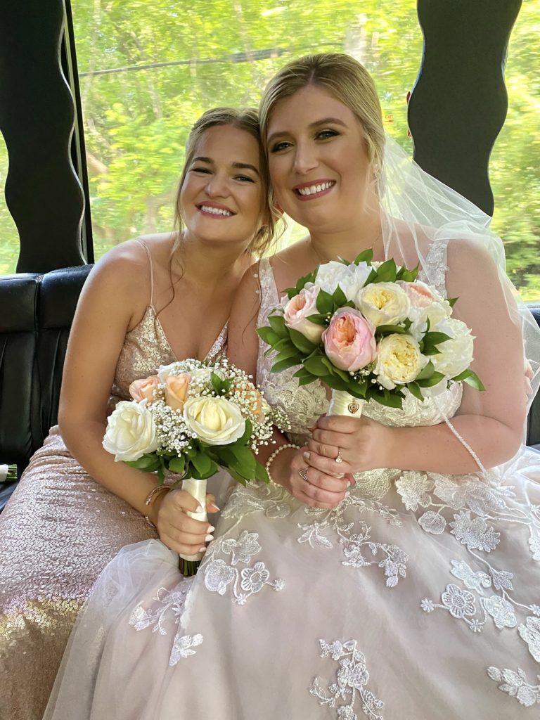 One Second Everyday in 2021: Niki and Sarah pose on Sarah's wedding day