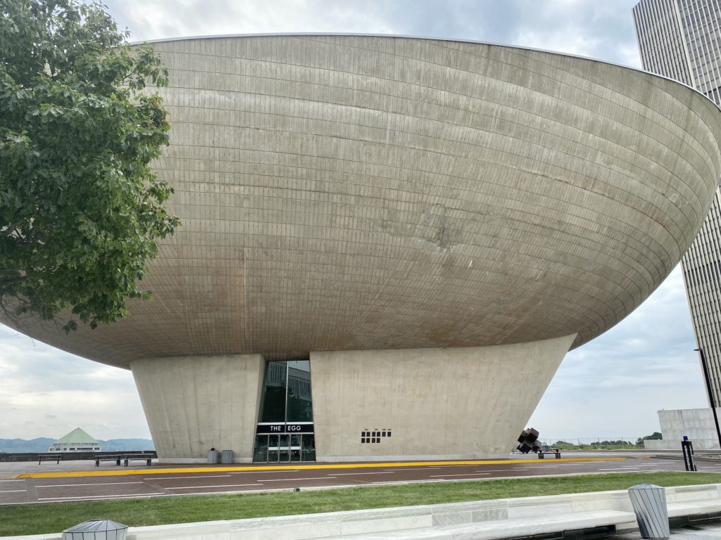 The Egg Performing Arts Center in Empire State Plaza