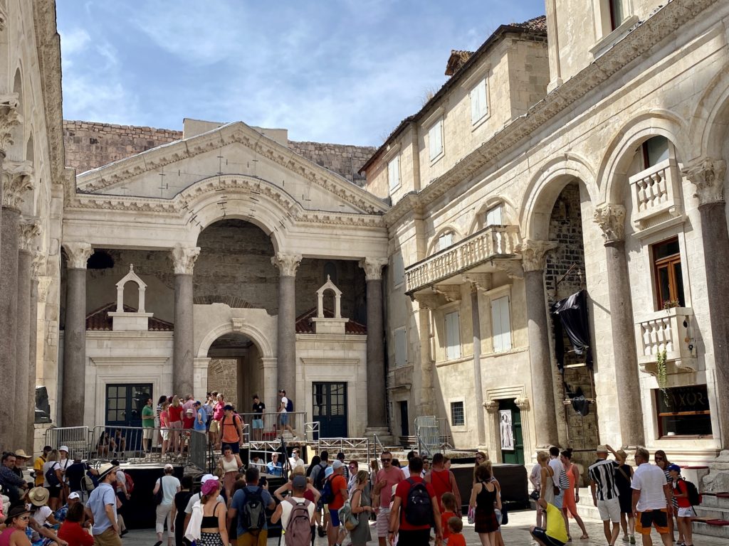 Split travel guide: Diocletian's Palace in Old Town Split, Croatia