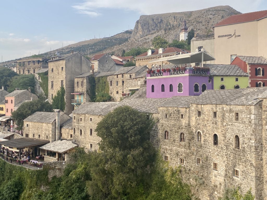Riverside restaurants in Mostar, Bosnia & Herzegovina