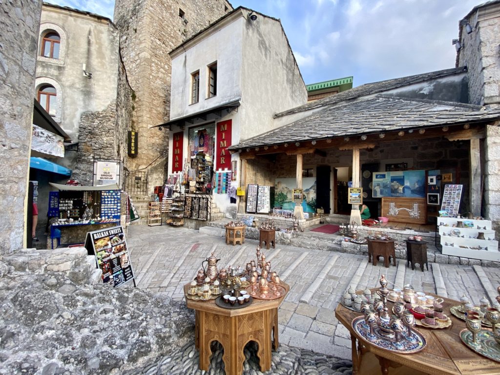 Shops in Old Town Mostar