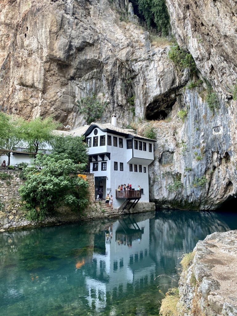 Dervish House (Vrelo Bune Monastery) in Blagaj, Bosnia & Herzegovina