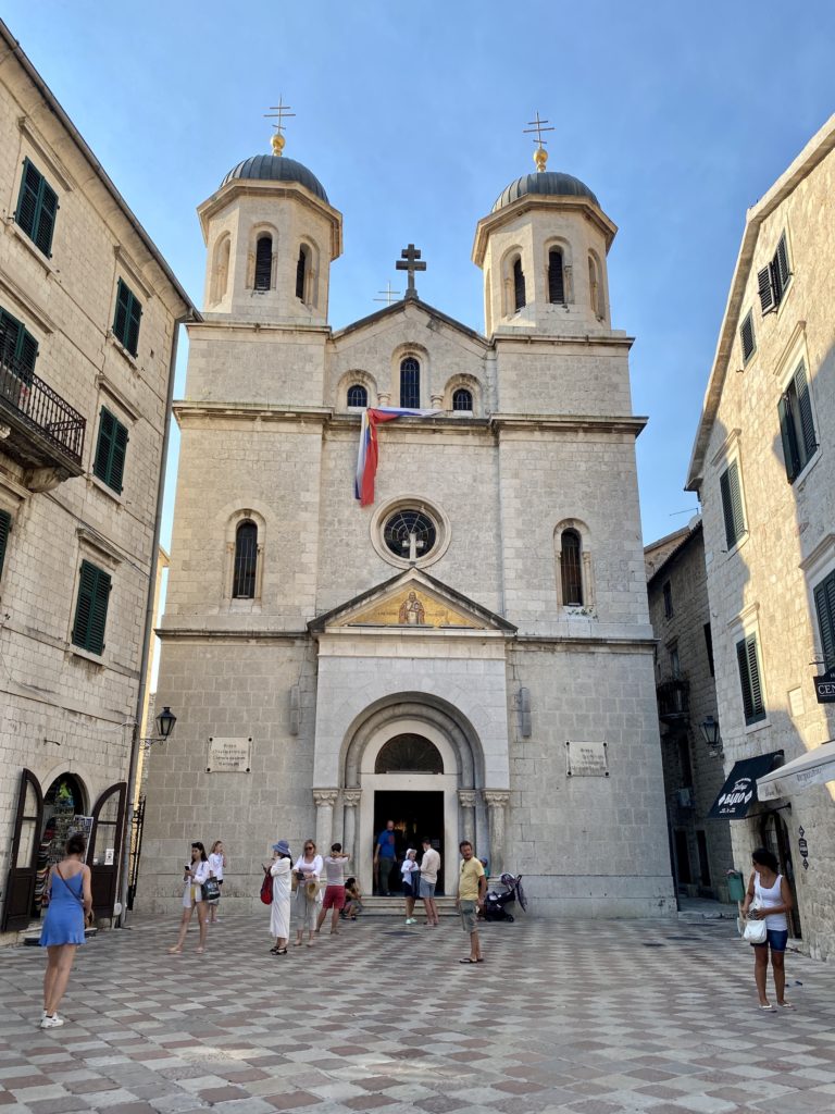 Cathedral in Kotor Old Town, Montenegro