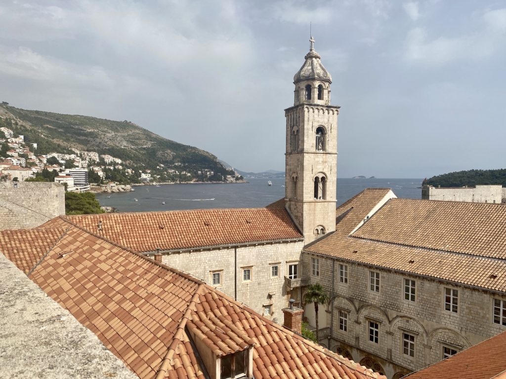 Dubrovnik travel guide: Buildings and ocean in Old Town Dubrovnik, Croatia