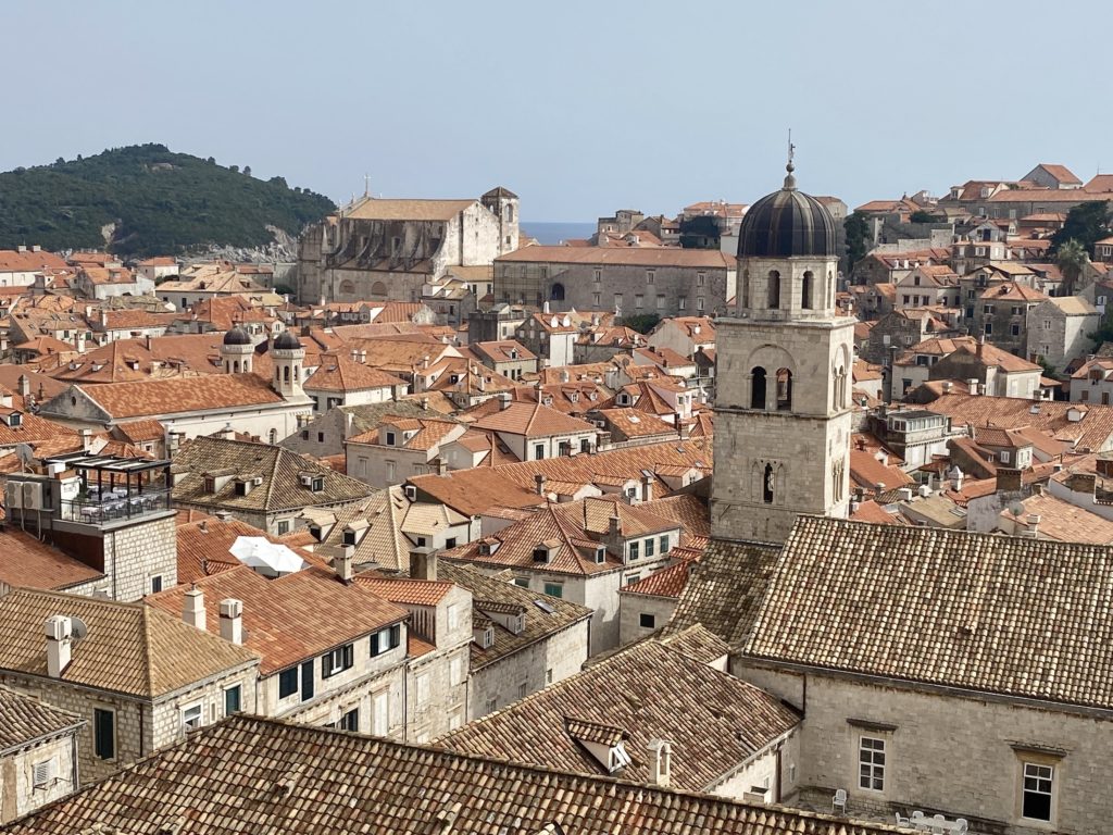 Dubrovnik travel guide: Red roofed buildings in Old Town Dubrovnik, Croatia