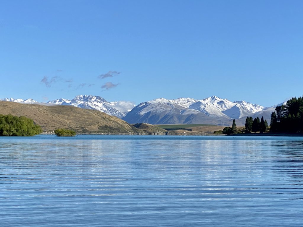 Mountains and Lake Tekapo, New Zealand