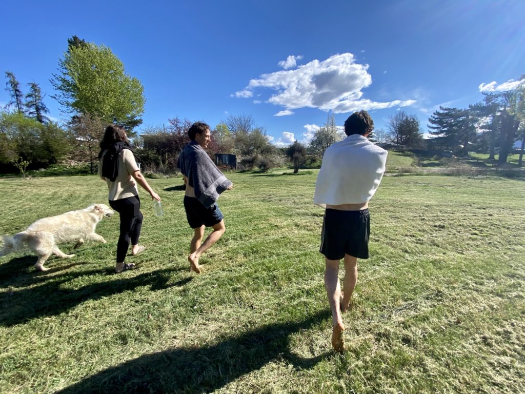 One Second Everyday in 2021: Three friends and a dog in Twizel, New Zealand