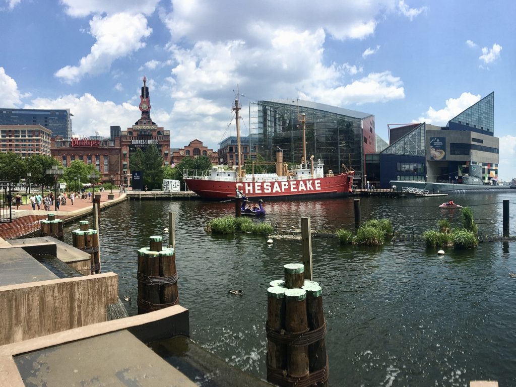 USA bucket list destinations: downtown Baltimore, Maryland