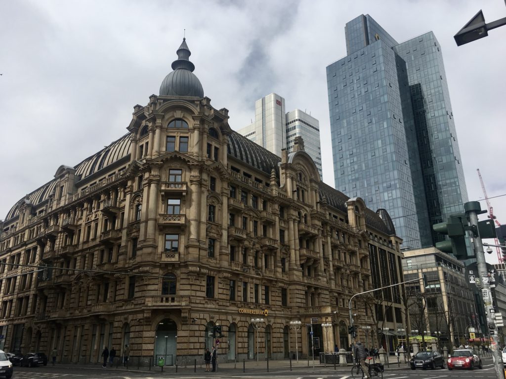 One day in Frankfurt: Building in Financial District
