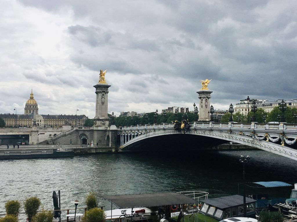 Bridge on the Seine River, France