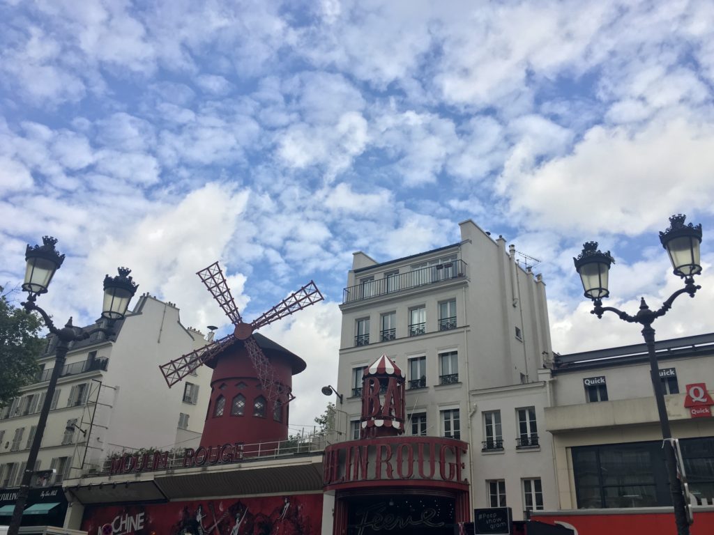 One day in Paris: Moulin Rouge, Paris, France