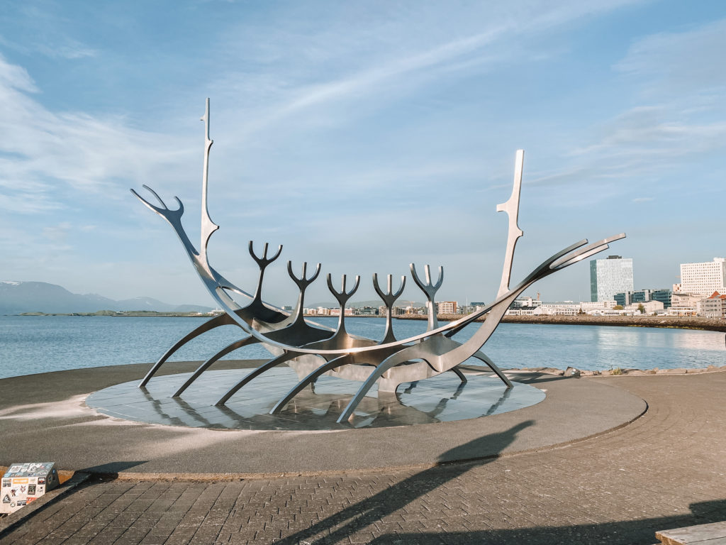 Sun Voyager sculpture, Reykjavik, Iceland