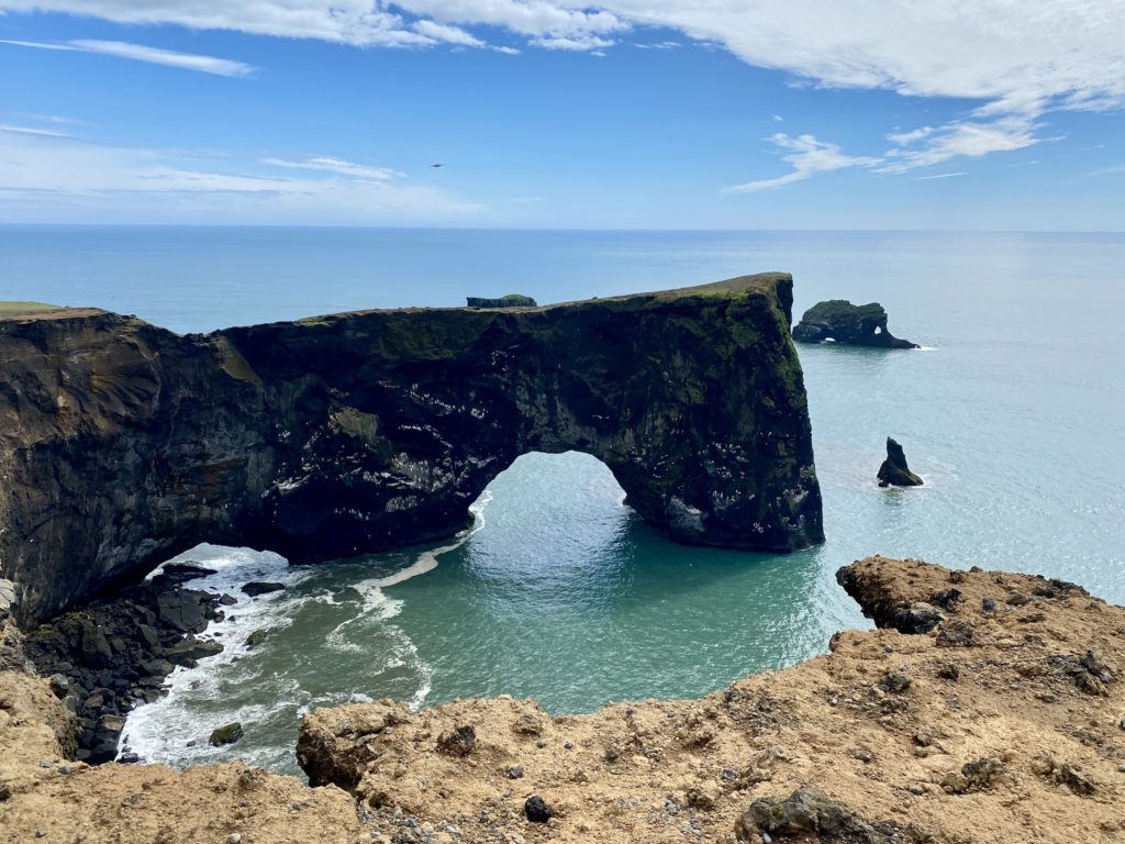 Things to do in Vik: Dyrholaey Nature Reserve sea arch, Iceland