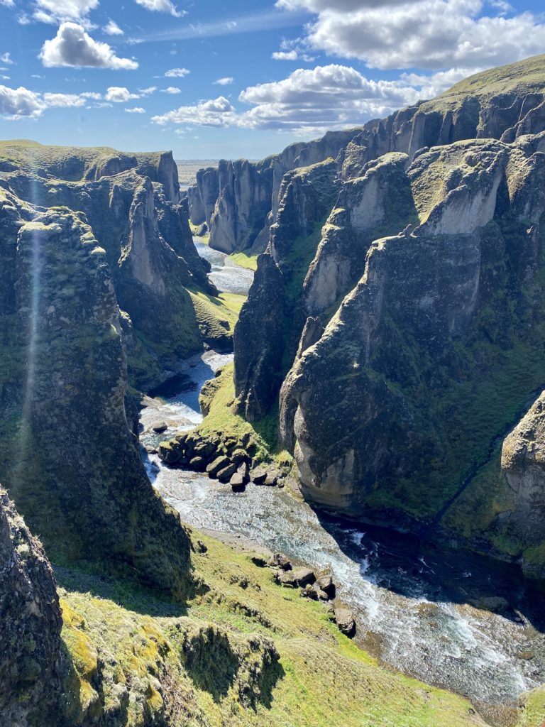 Things to do in Vik: Fjadrargljufur Canyon, Iceland