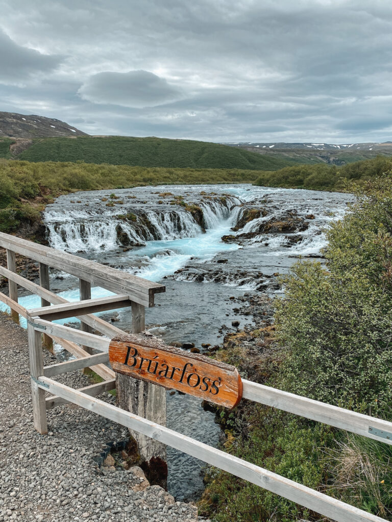 Iceland Golden Circle itinerary: Bruarfoss waterfall, Golden Circle, Iceland