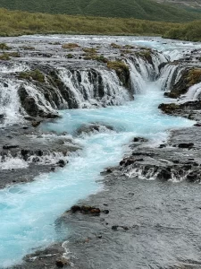 Iceland Golden Circle itinerary: Bruarfoss waterfall
