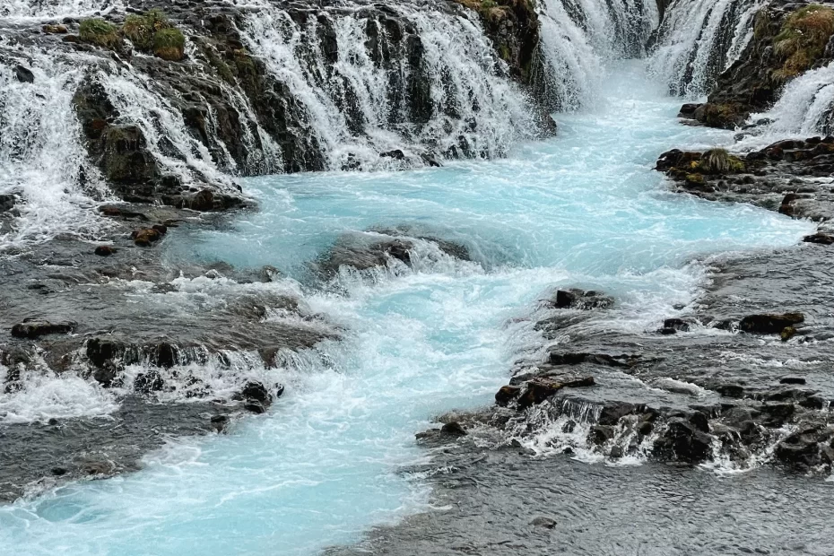 Iceland Golden Circle itinerary: Bruarfoss waterfall