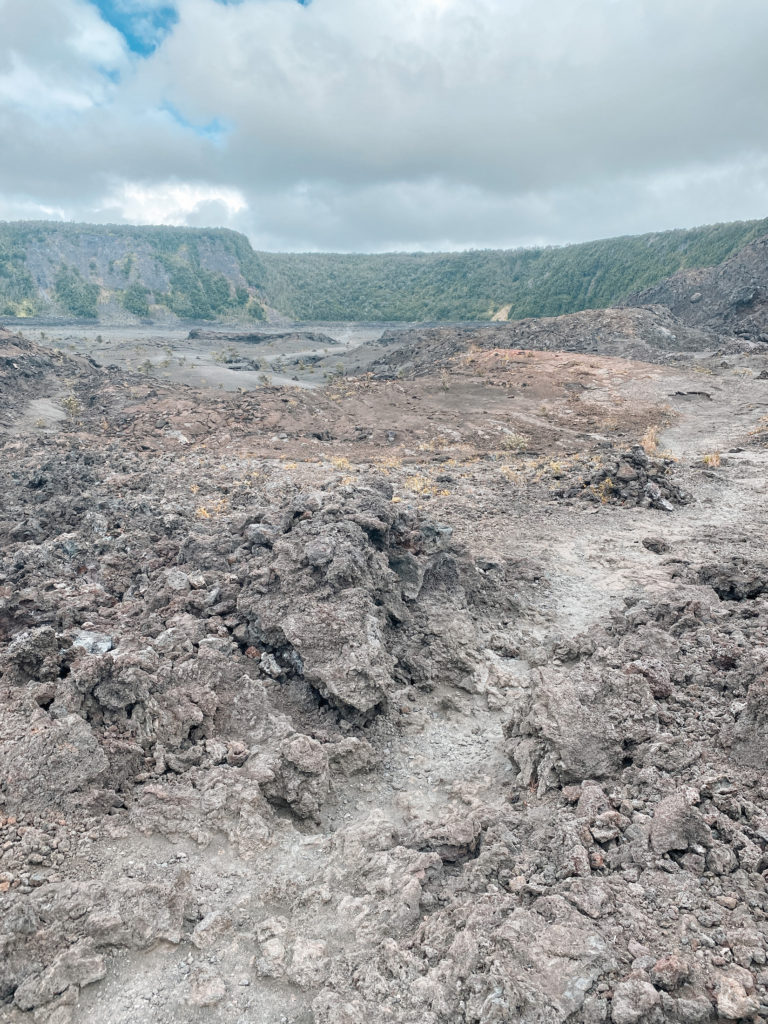 Things to Do in Hawaii Volcanoes National Park: Volcanic rock and rubble on Kilauea Iki Crater Trail, Big Island