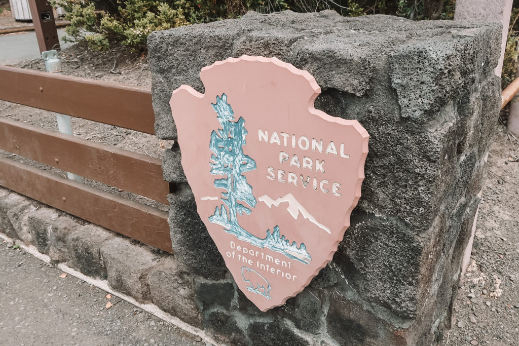 National Park Service sign, Big Island, Hawai'i