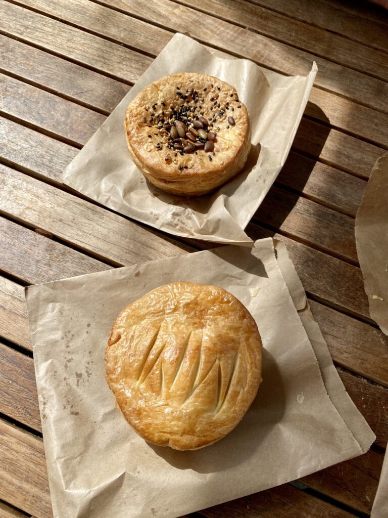 Meat pies from Fairlie Bakehouse