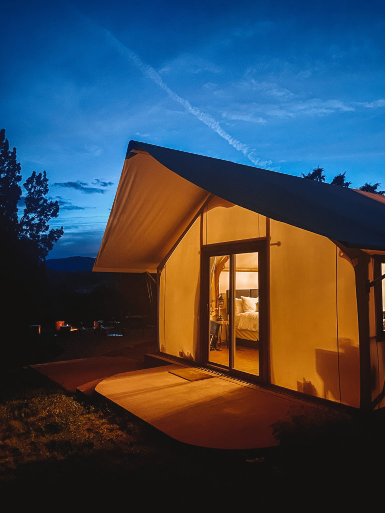 Royal Gorge Cabins tent