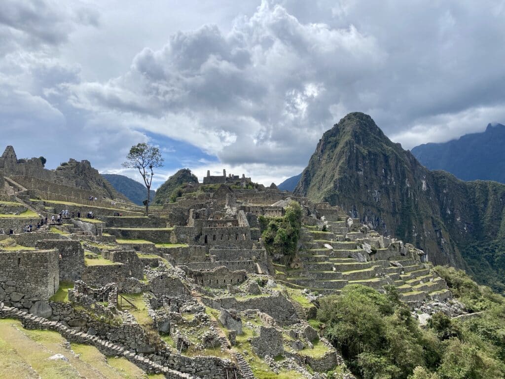 View of Machu Picchu archeological site, Peru