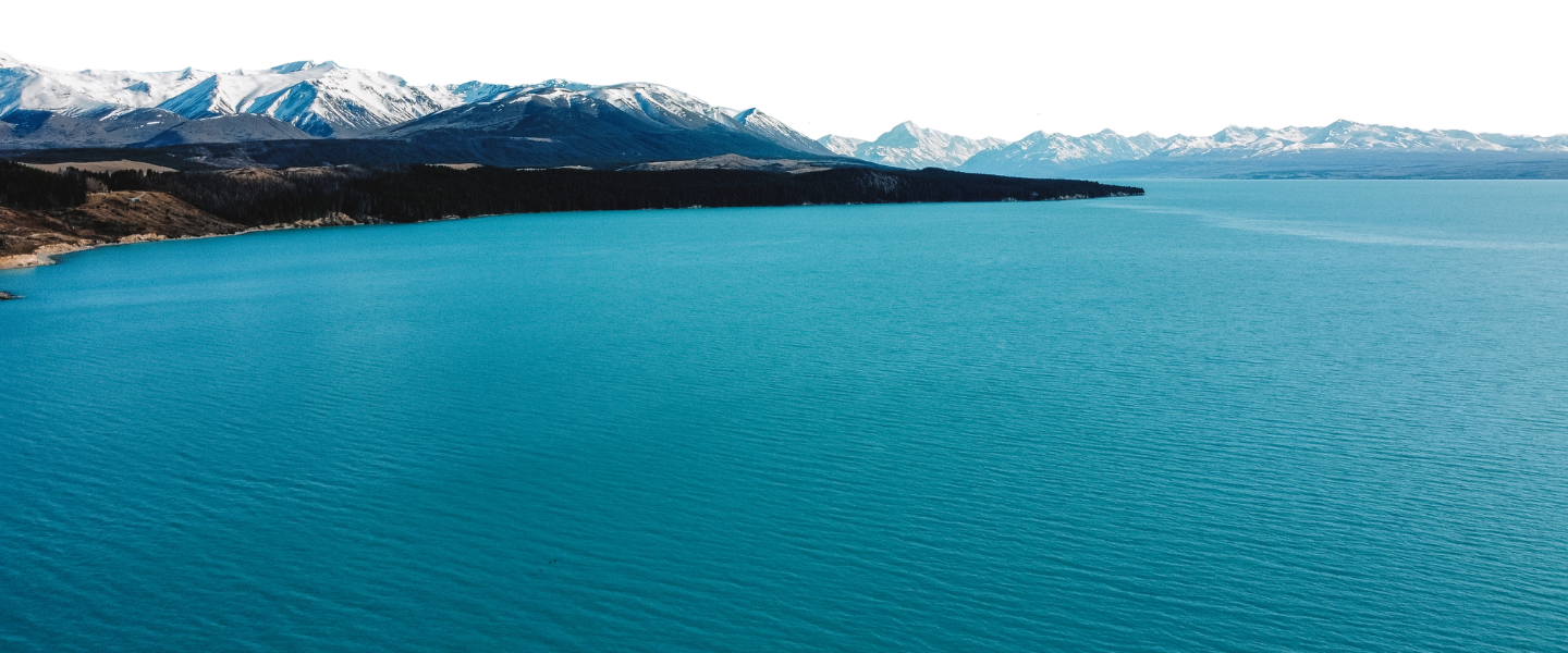 lake pukaki, the southern alps, and aoraki/mt cook in the background, south island, new zealand
