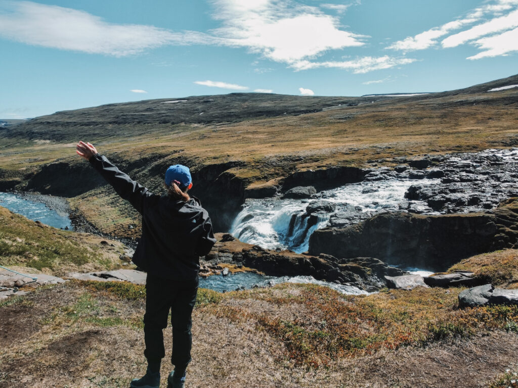 niki at the laugarfell hike, east iceland