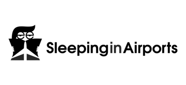 sleeping in airports logo