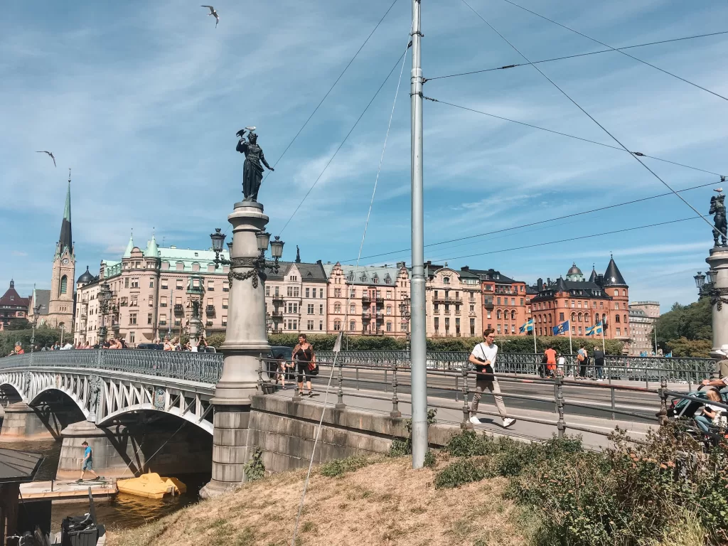 one day in Stockholm: Bridge in Stockholm, Sweden