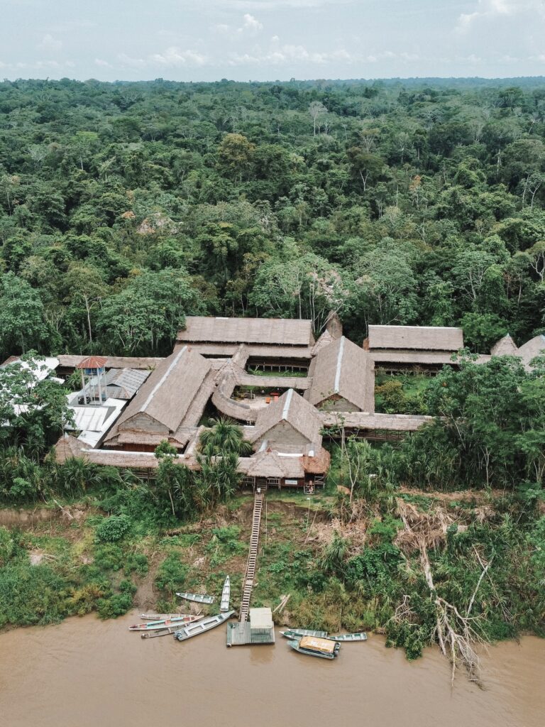 Best ayahuasca retreat in Peru - Blue Morpho at Heliconia Lodge, Amazon River, Peru