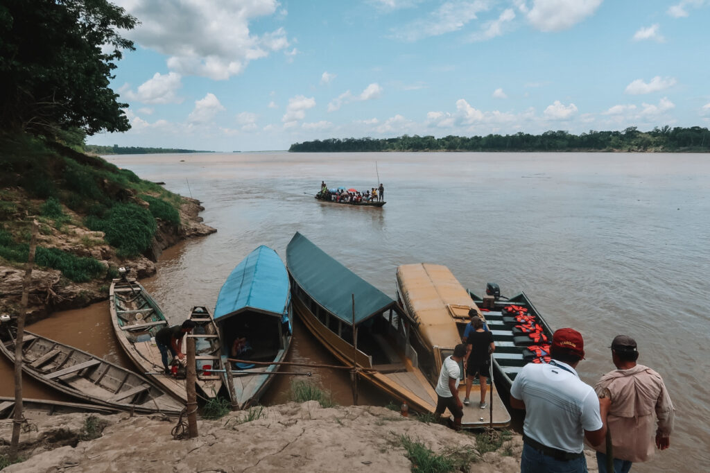 Best ayahuasca retreat in Peru: Amazon River outside of Heliconia Amazon Lodge, Peru