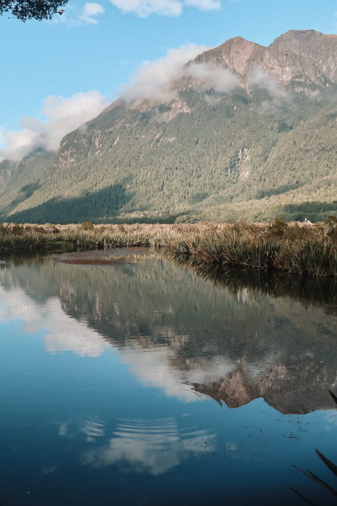 New Zealand lakes: Mirror Lakes, South Island