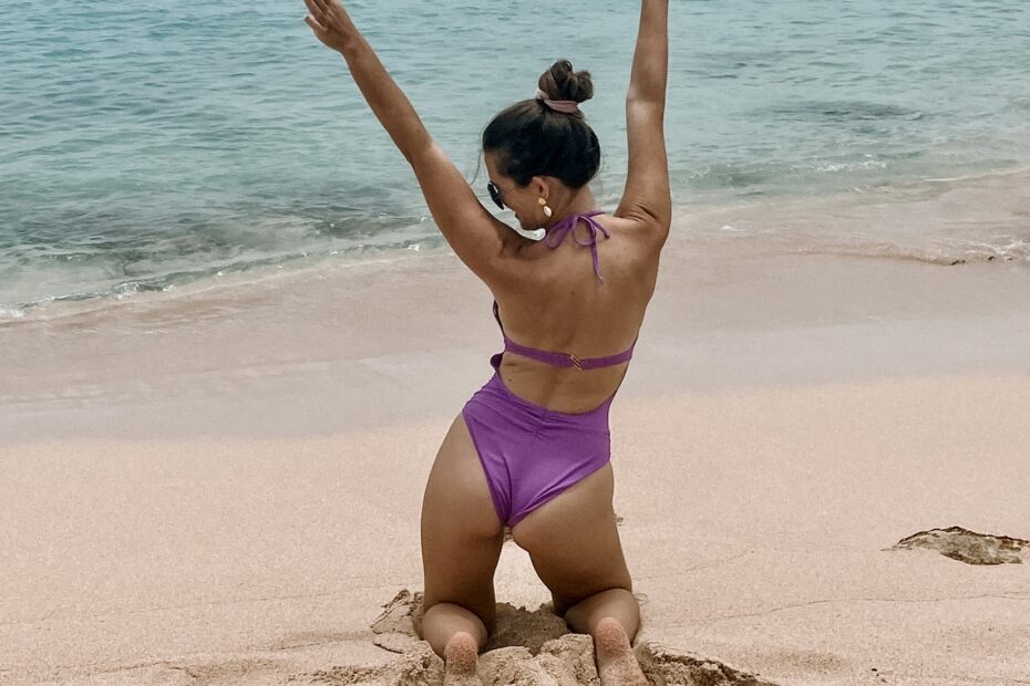 Is eDreams Prime worth it? Niki on the beach in Saint Maarten, Netherlands Antilles, Caribbean