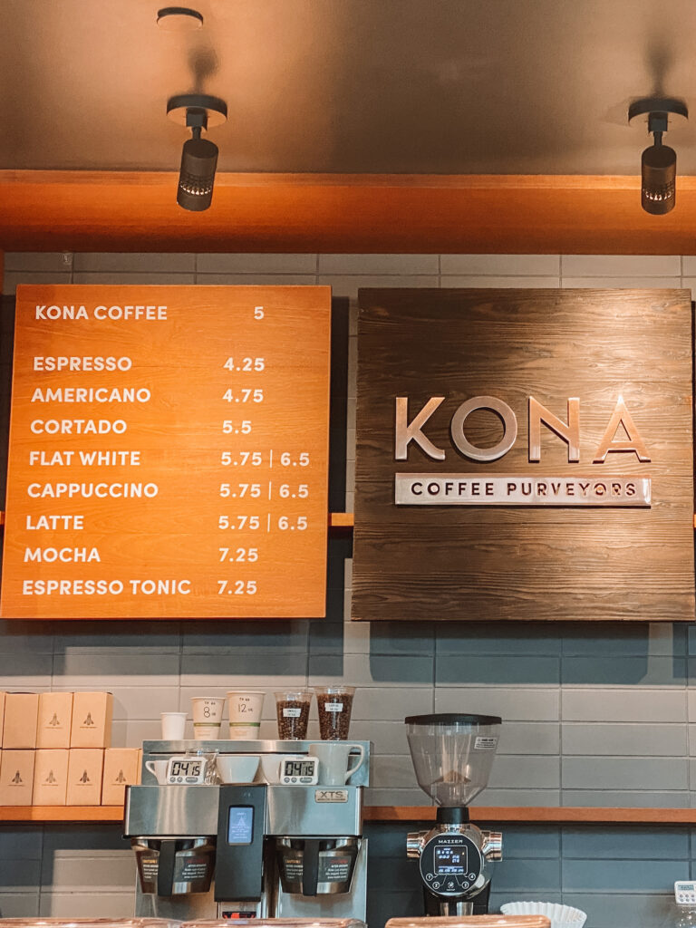 Waikiki food tour: Kona Coffee Purveyors, Honolulu, Hawaii