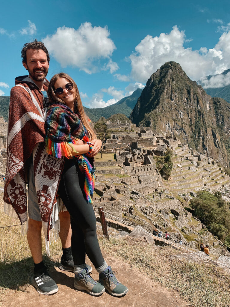 Niki and Ben at Machu Picchu, Peru
