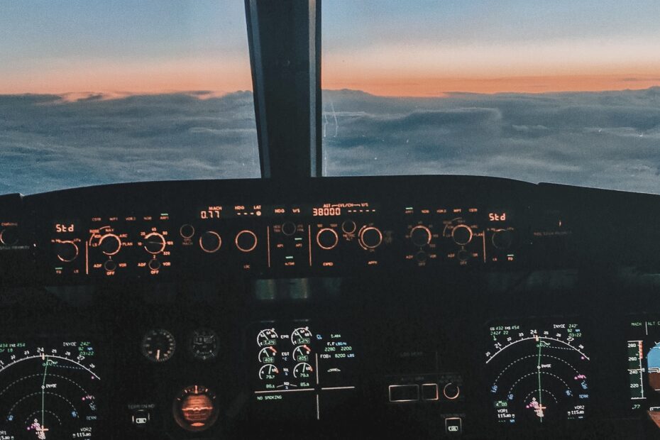 Flight attendant quotes: Airplane cockpit in flight